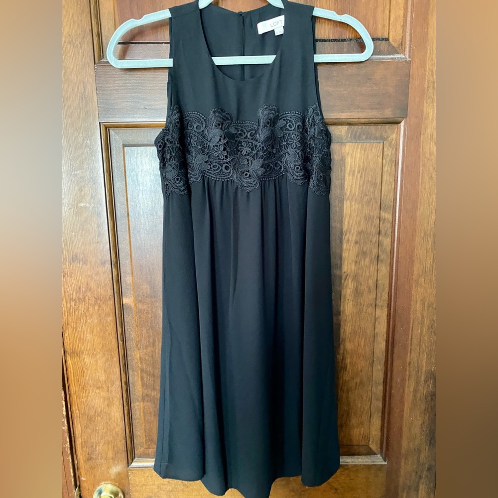 LOFT black mini dress